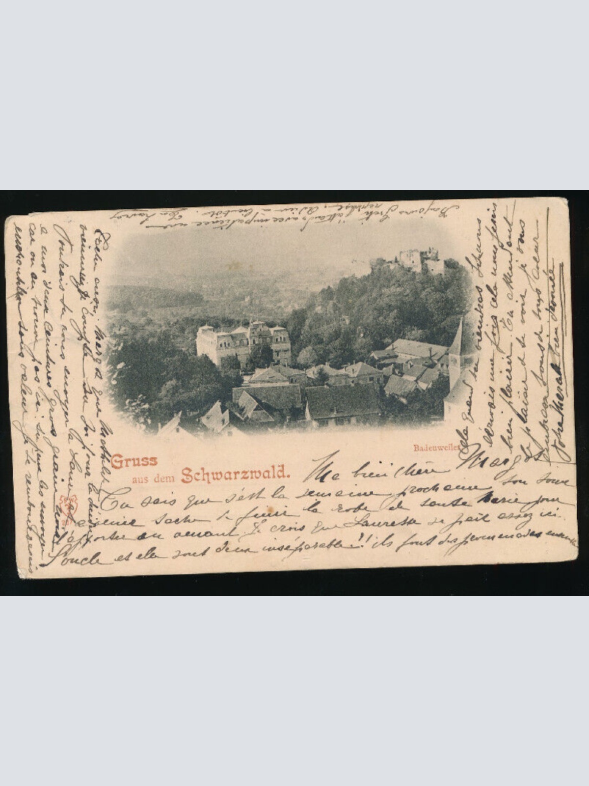 AK gruss aus dem Schwarzwald Baden - Württemberg (5200)