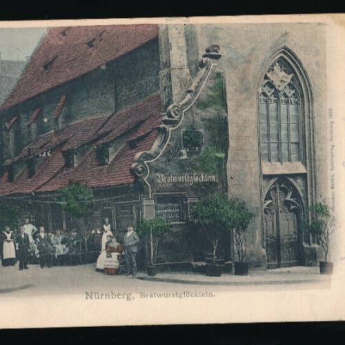 AK aus Nürnberg Bratwurstglöcklein Bayern  (5190)