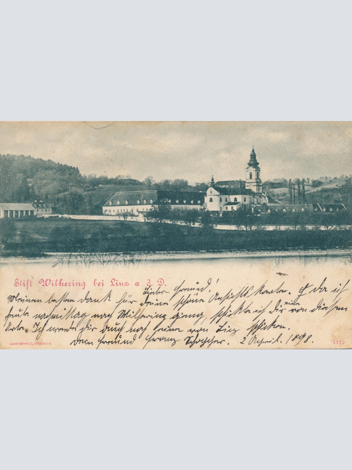 AK, Stift Wilhering bei Linz an der Donau, Oberösterreich (S1080)