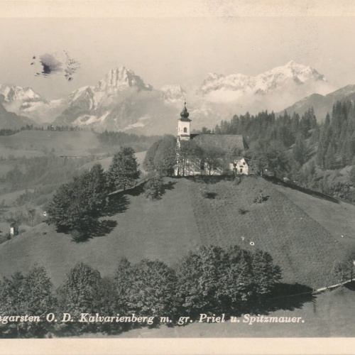 AK, Windischgarsten O. D. Kalvarienberg m. gr. Priel, Oberösterreich (S1069)