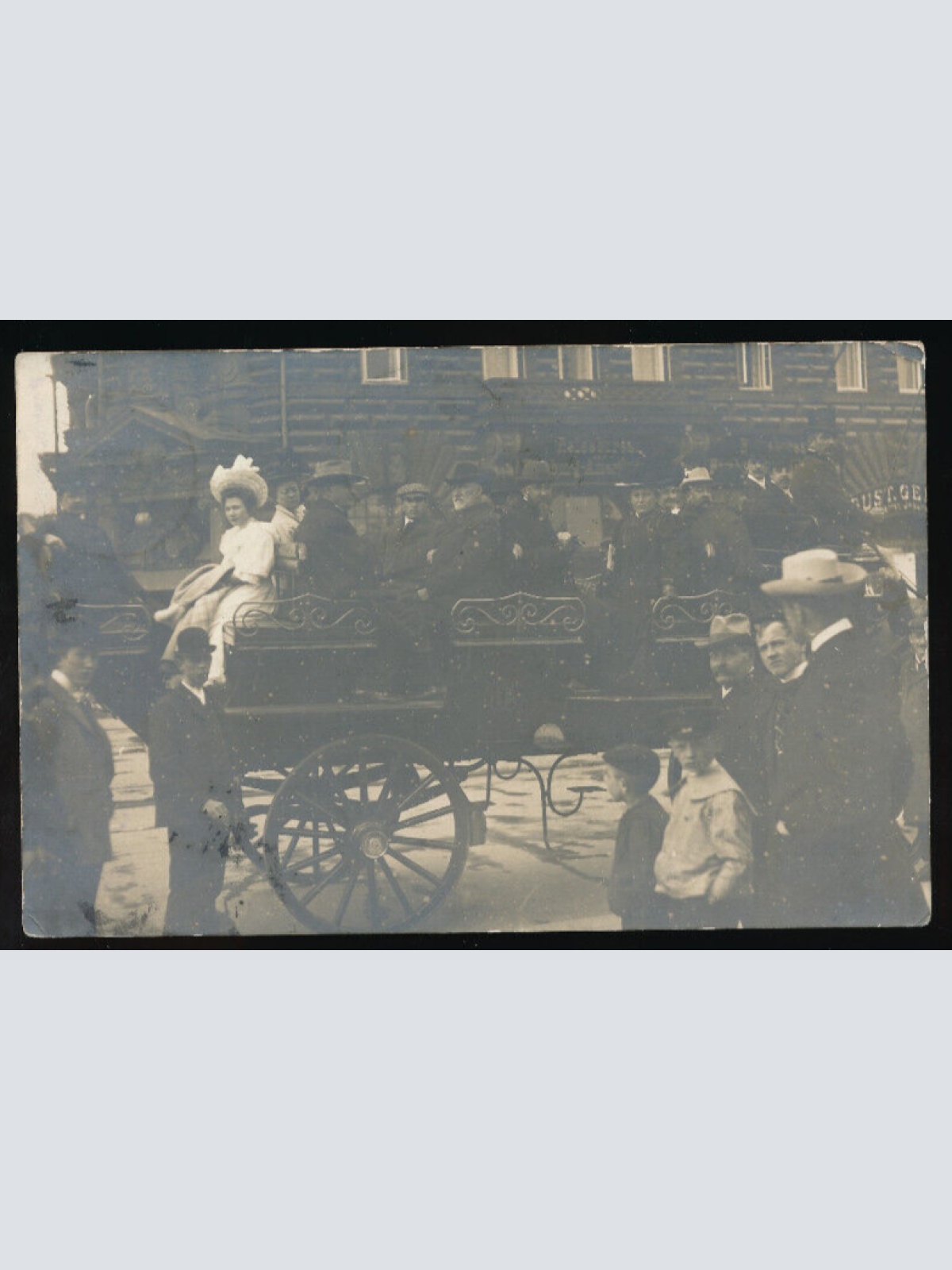 AK aus Hamburg mit Alter Kutsche Käses Rundfahrten (4630)