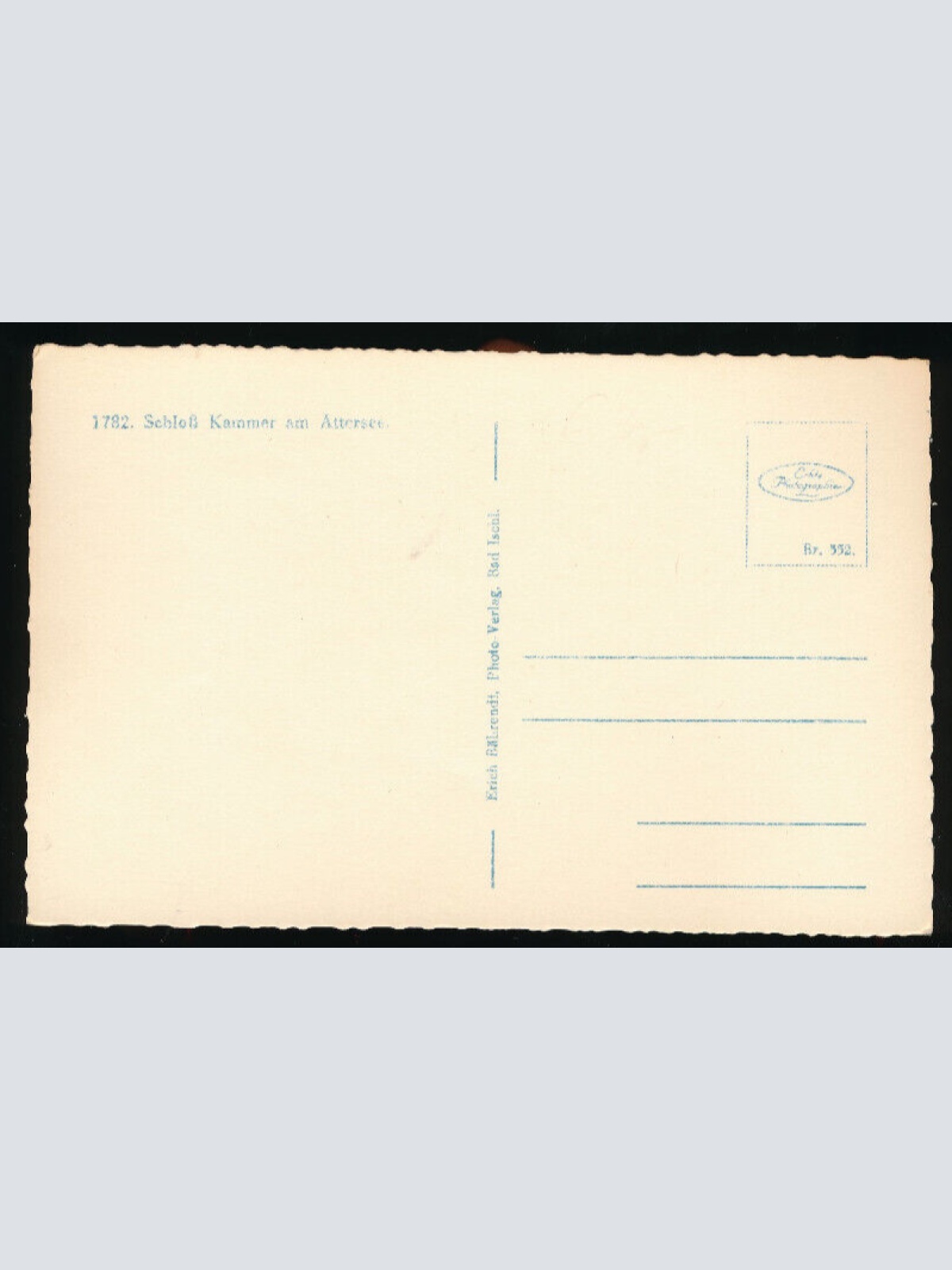 AK aus Kammer mit Schloss Kammer Oberösterreich (4987)