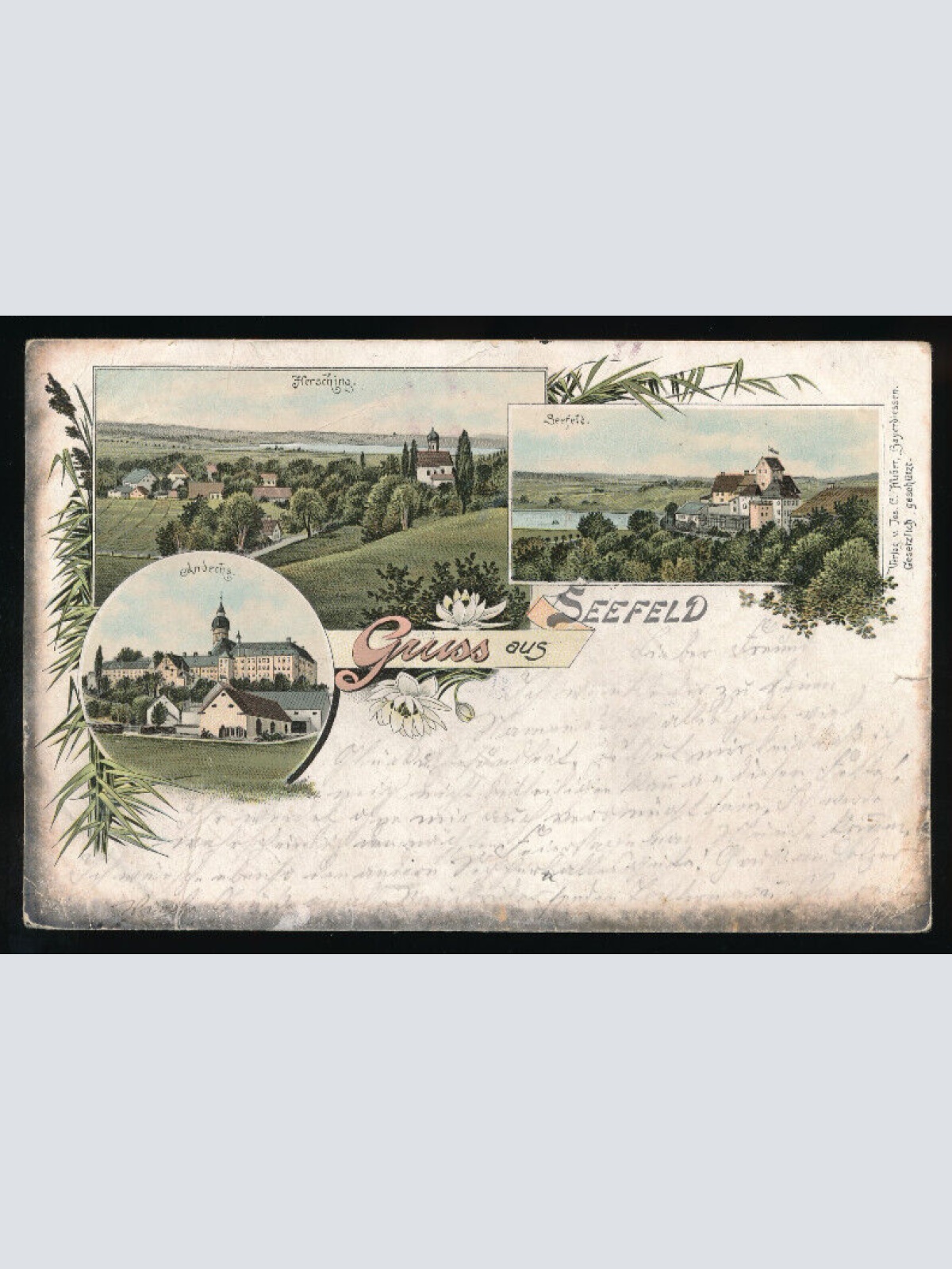 Litho - Karte gruss aus Seefeld Tirol (4625)