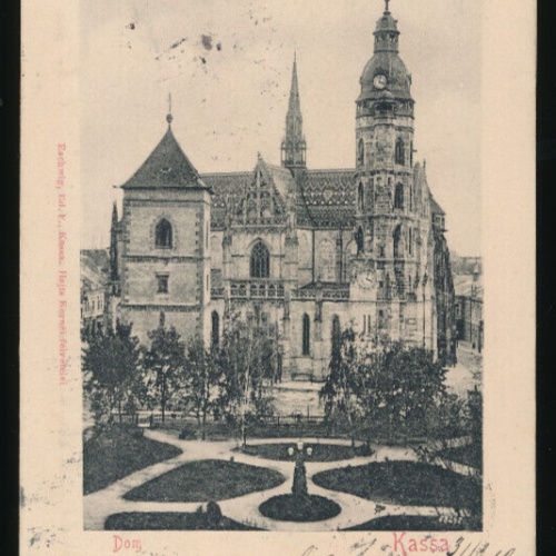 AK aus Kassa mit Dom Tschechoslowakei (5454)