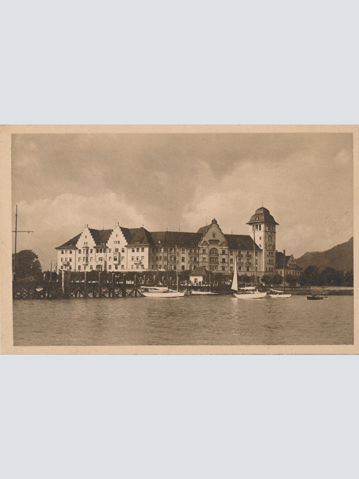 AK, Strand-Palast-Hotel, Lochau bei Bregenz a. B. Vorarlberg (S965)