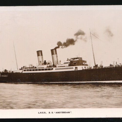 AK vom Dampfer L.N.E.R. S.S. Amsterdam (5469)