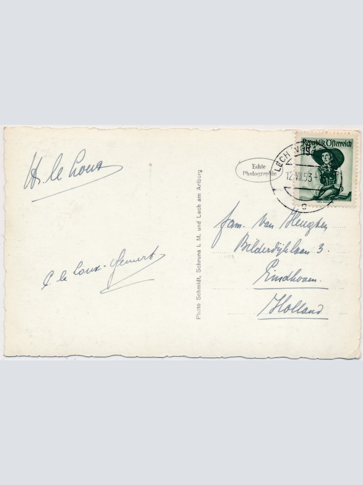 AK, Lech am Arlberg mit Omeshorn, Vorarlberg (S916)