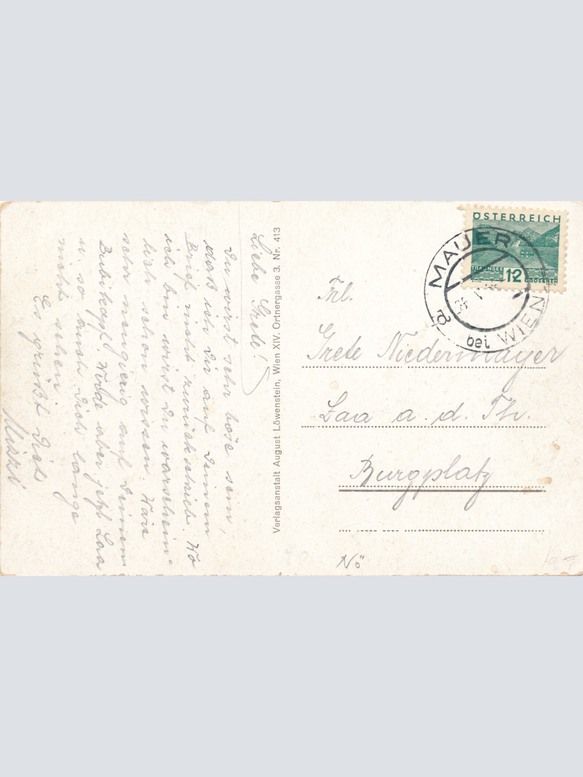 AK, Mauer bei Wien, Panorama (S1160)