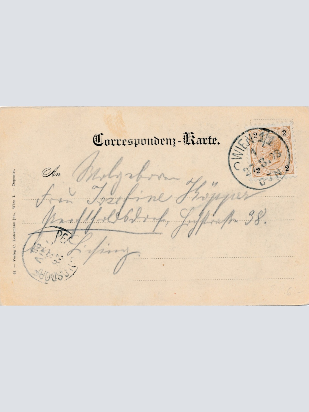 AK, Gruß aus Wien, Rathaus, Bürgermeister, Dr. Karl Lueger (S1162)