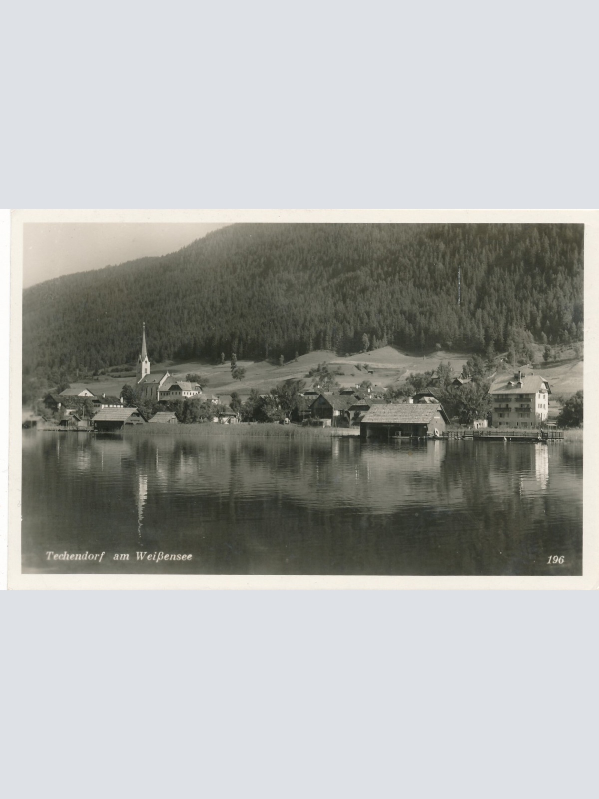 AK, Techendorf am Weißensee, Kärnten (S1156)