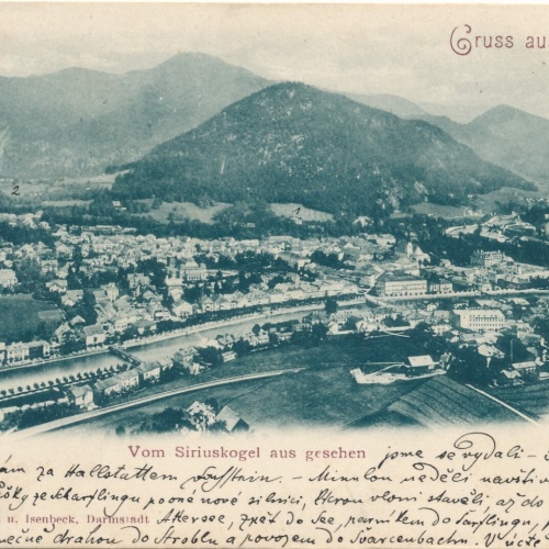 AK, Gruß aus Ischl, vom Siriuskogel aus gesehen, Oberösterreich (S1143)