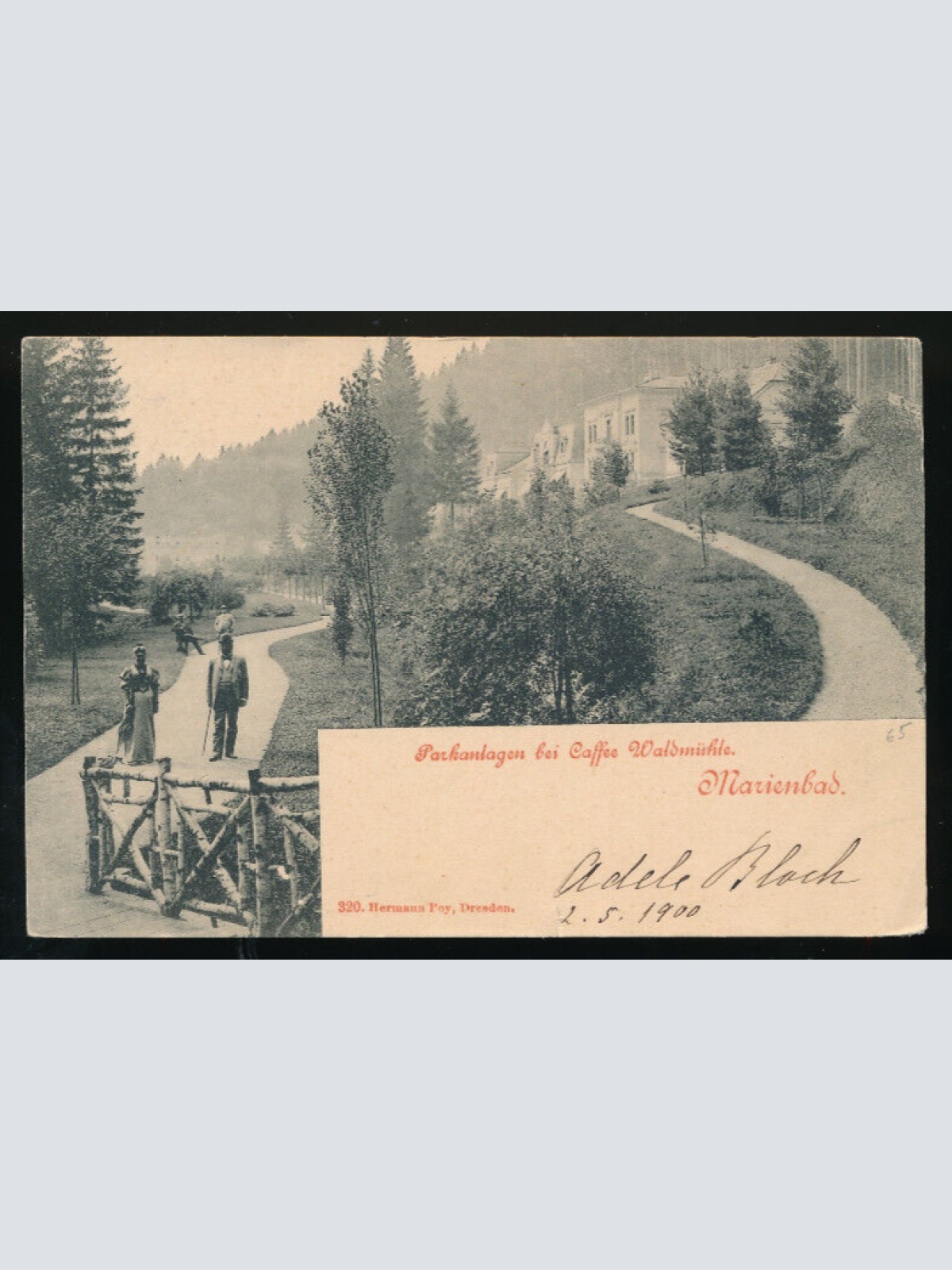 AK aus Marienbad Tschechoslowakei (5134)