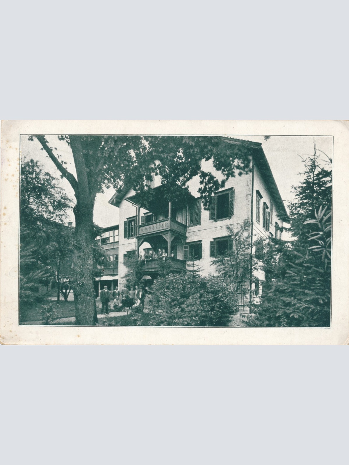 AK, Lehrerheim Weyregg am Attersee: Parkansicht, Oberösterreich (S940)