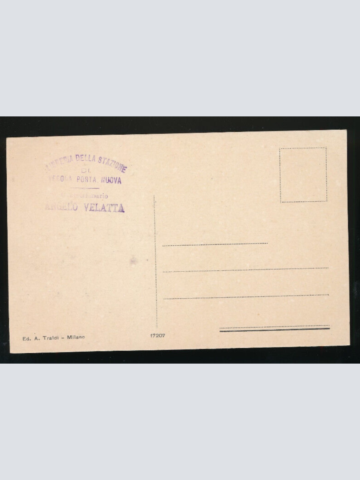 AK aus Verona Stazione di Porta Nuova Italien (5138)