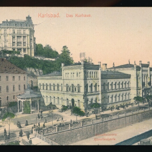 AK aus Karlsbad mit Kurhaus Tschechoslowakei (5410)