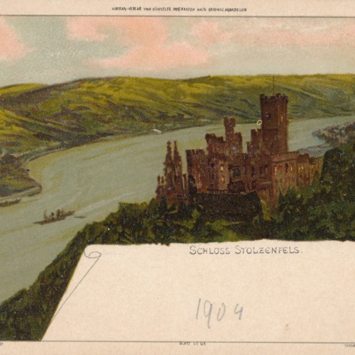AK, Schloss Stolzenfels, Koblenz, Rheinland-Pfalz (S1124)