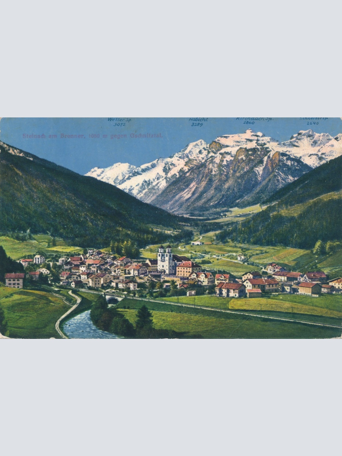 AK, Steinach am Brenner, gegen Gschnitztal, Tirol (S1127)
