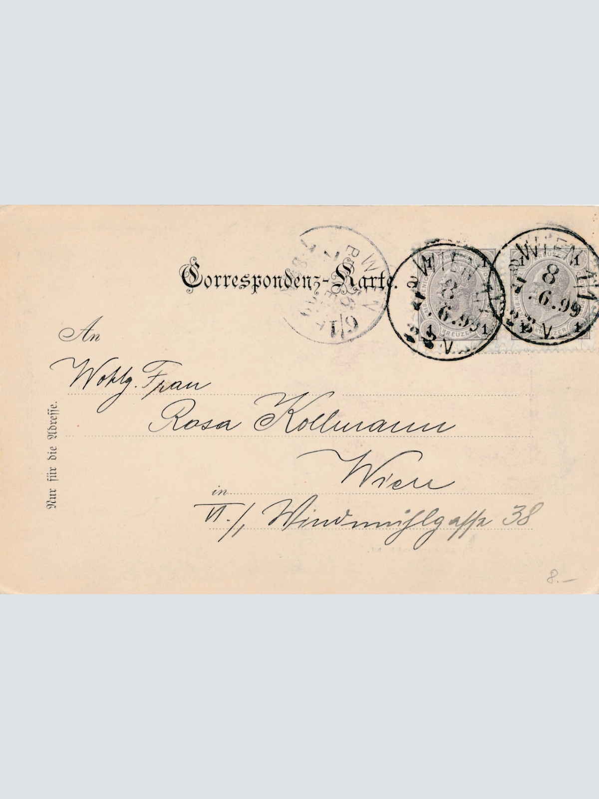 AK, Grillparzer-Monument, Wien (S1129)