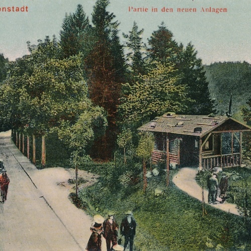 AK, Freudenstadt, Partie an den neuen Anlagen (S1200)