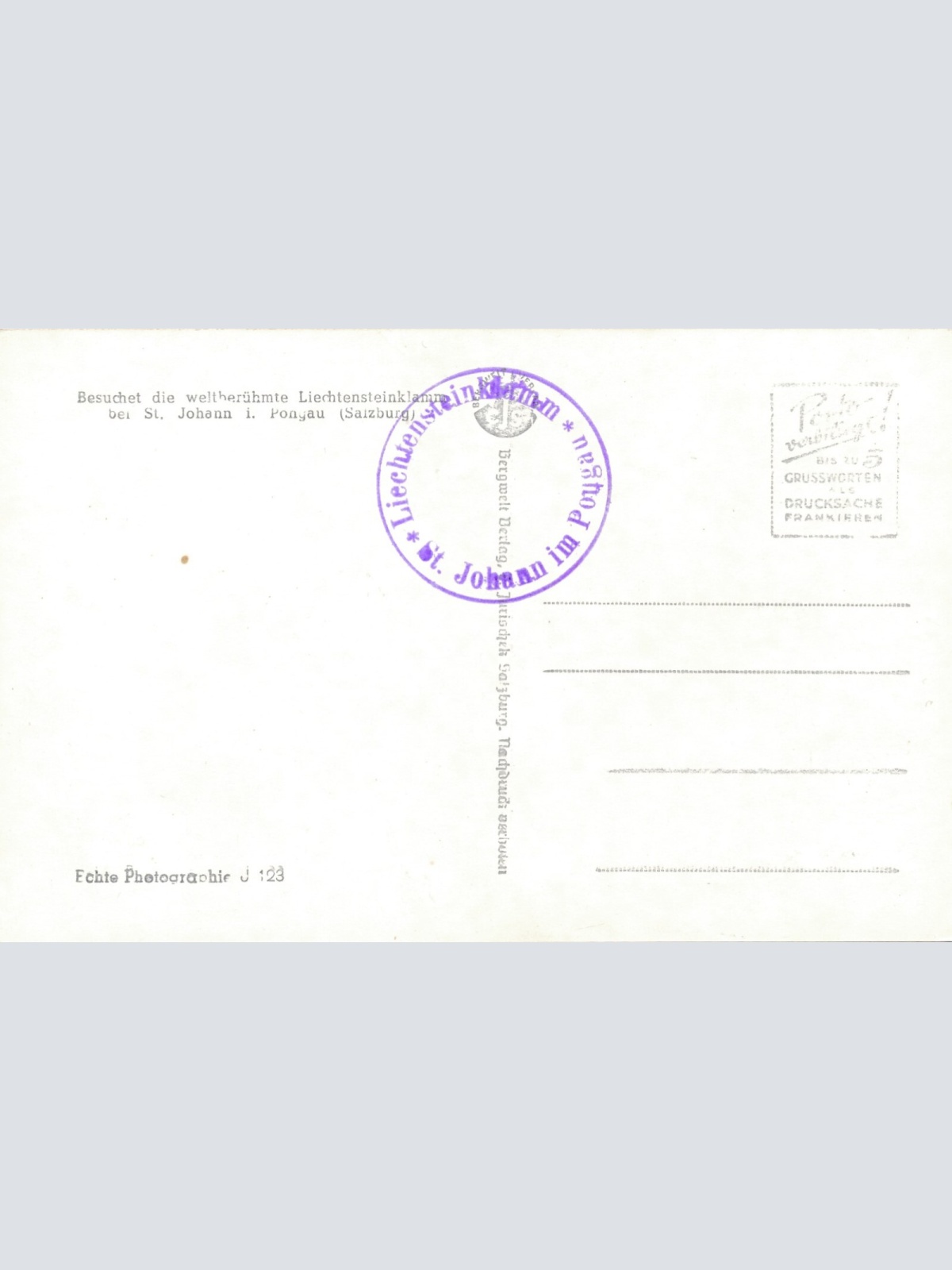 AK, Liechtensteinklamm, Hohe Brücke (S1201)