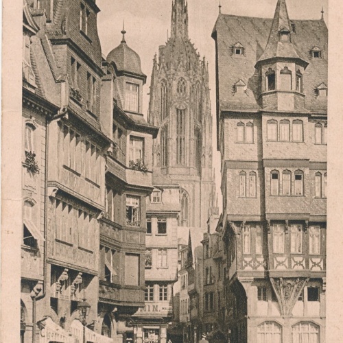 AK, Frankfurt am Main, Hessen, Marktstraße - Domblick (S1232)