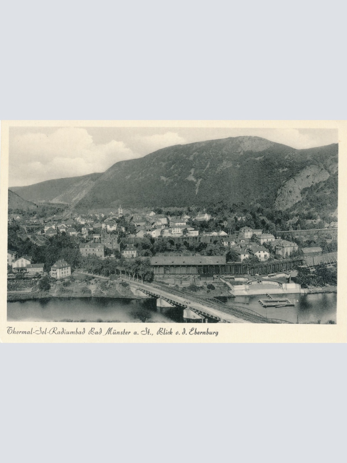 AK Thermal Sol-Radiumbad Bad Münster am Stein-Ebernburg, Rheinland-Pfalz (S1253)