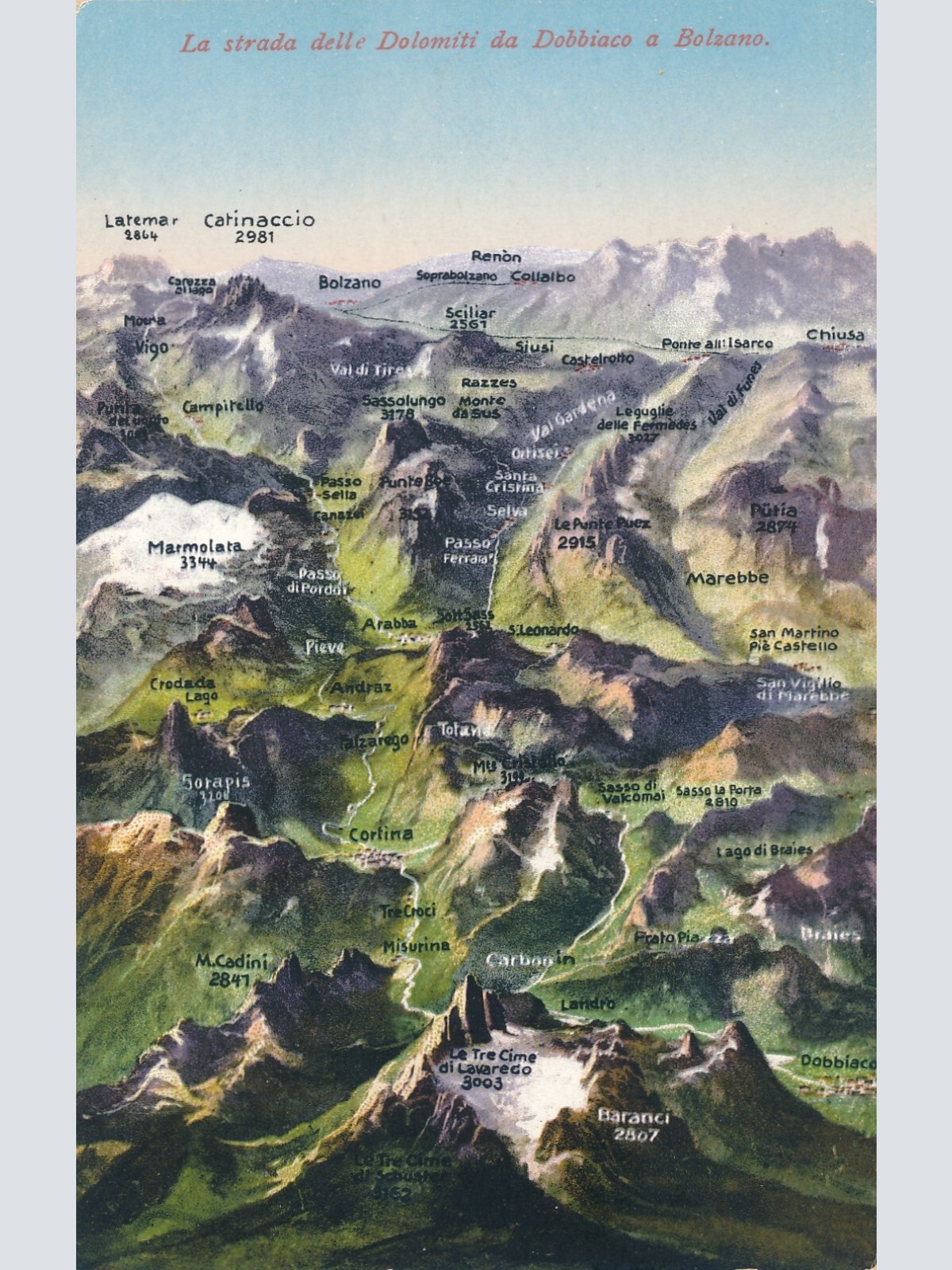 AK, La strada delle Dolomiti da Dobbiaco a Bolzano (S1172)