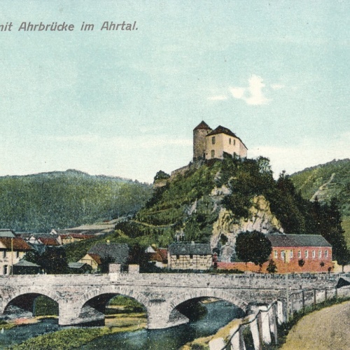 AK, Kreuzberg mit Ahrbrücke im Ahrtal, Rheinland-Pfalz (S1176)