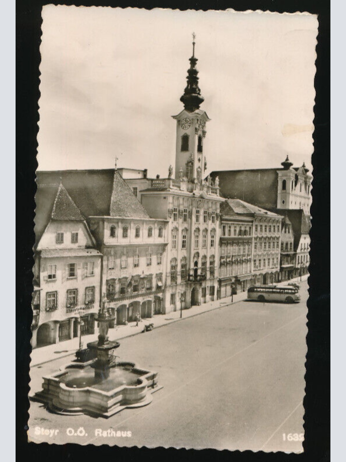 AK aus Steyr mit Rathaus Oberösterreich (5502)