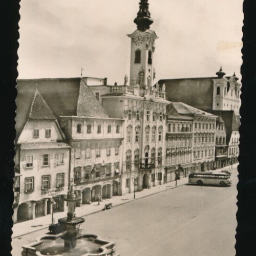 AK aus Steyr mit Rathaus Oberösterreich (5502)