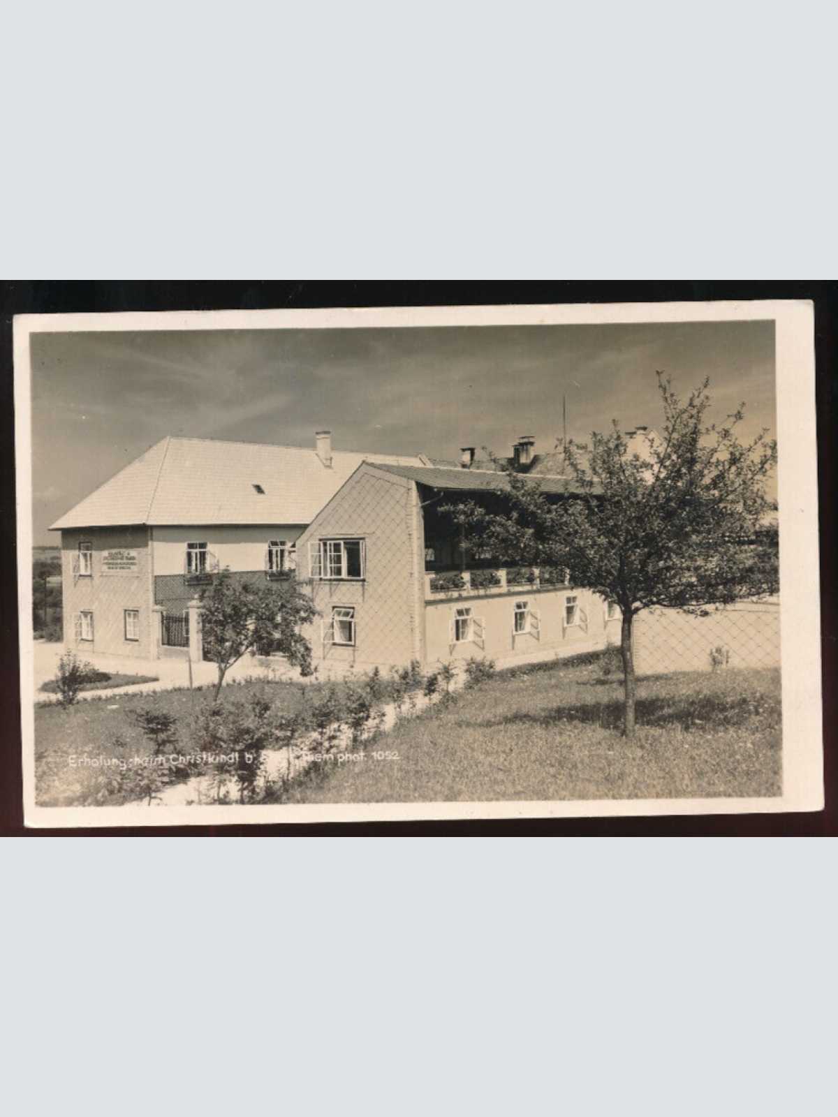 AK aus Steyr mit Erholungsheim Christkindl Oberösterreich (5504)