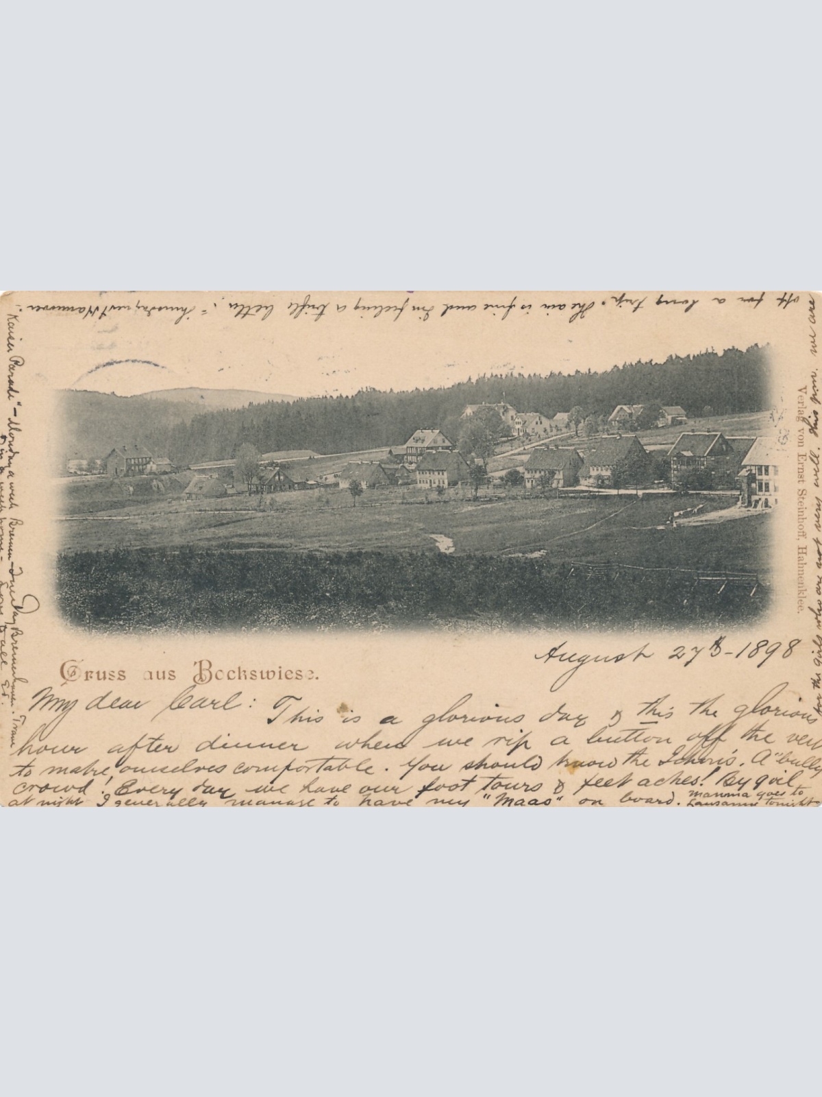 AK, Gruß aus Hahnenklee-Bockswiese, Niedersachsen, Deutschland (S1192)