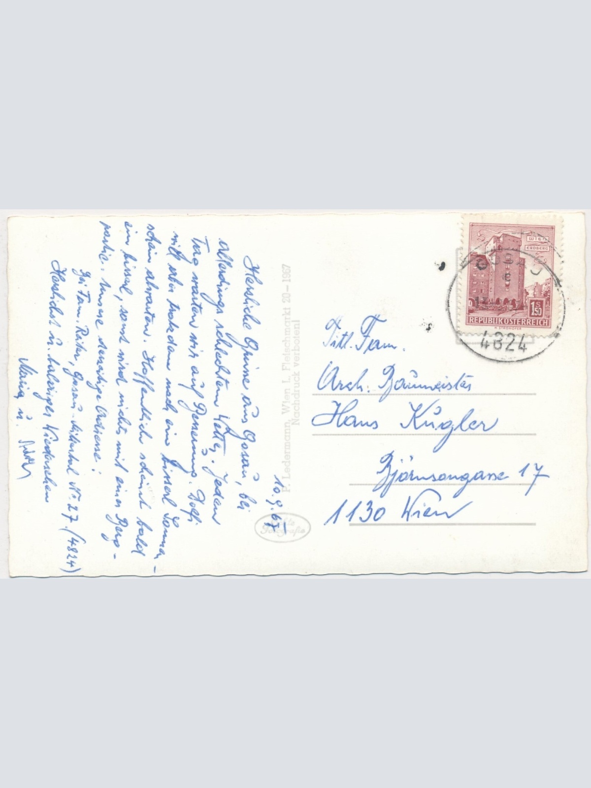 AK, Gruß aus Gosau, Oberösterreich (S1090)