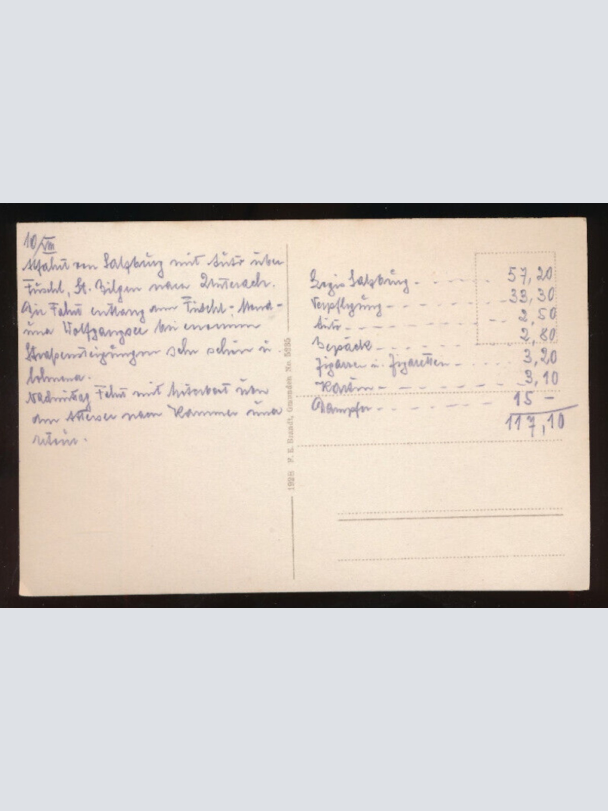 AK aus Unterrach am Attersee Oberösterreich (5258)