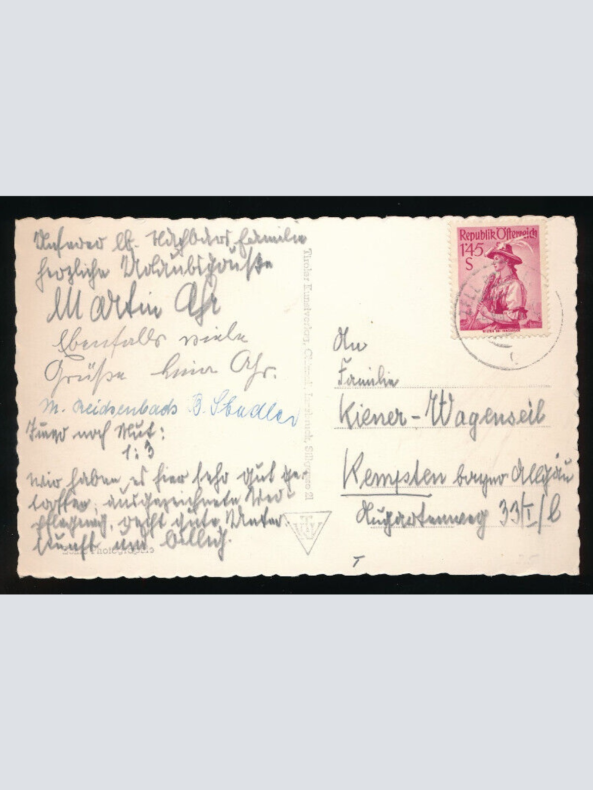 AK aus Zell am Ziller Tirol (5359)