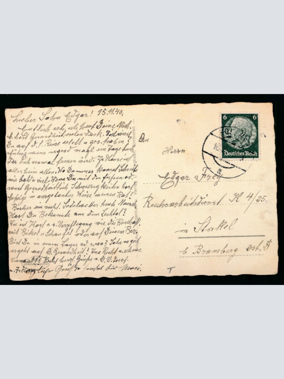 AK aus Holzgau im Lechtal Tirol (5354)