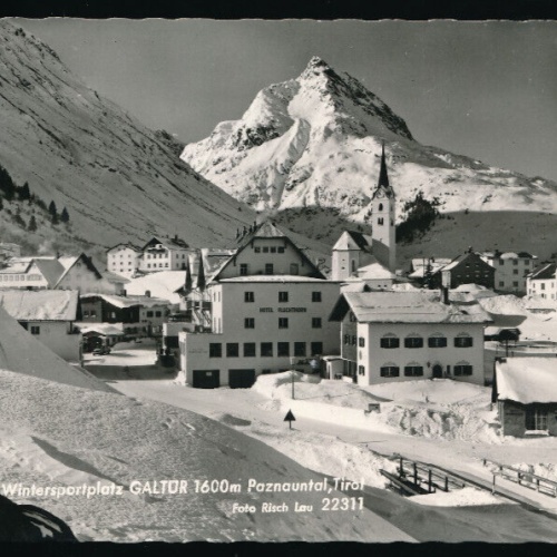 AK aus Galtür Wintersportplatz (5353)