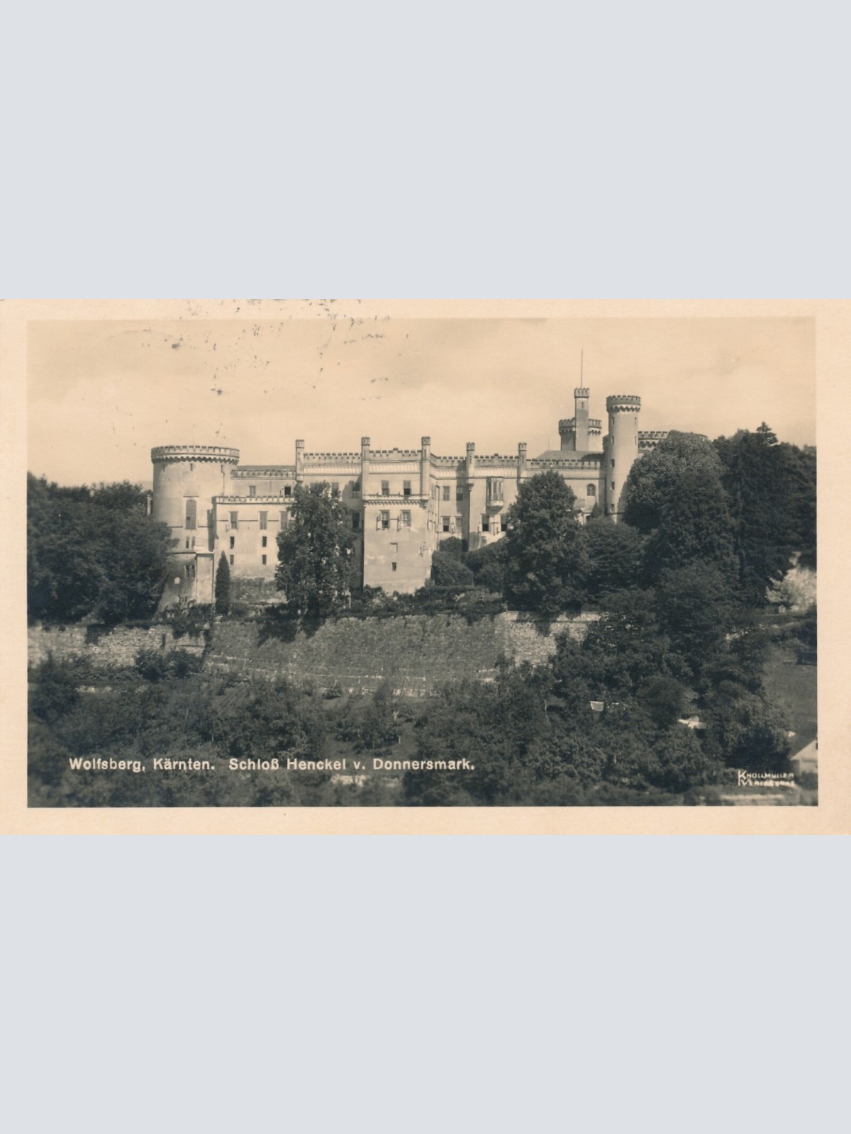 AK, Wolfsberg, Schloss Henckel v. Donnersmark, Kärnten, Österreich (S1395)