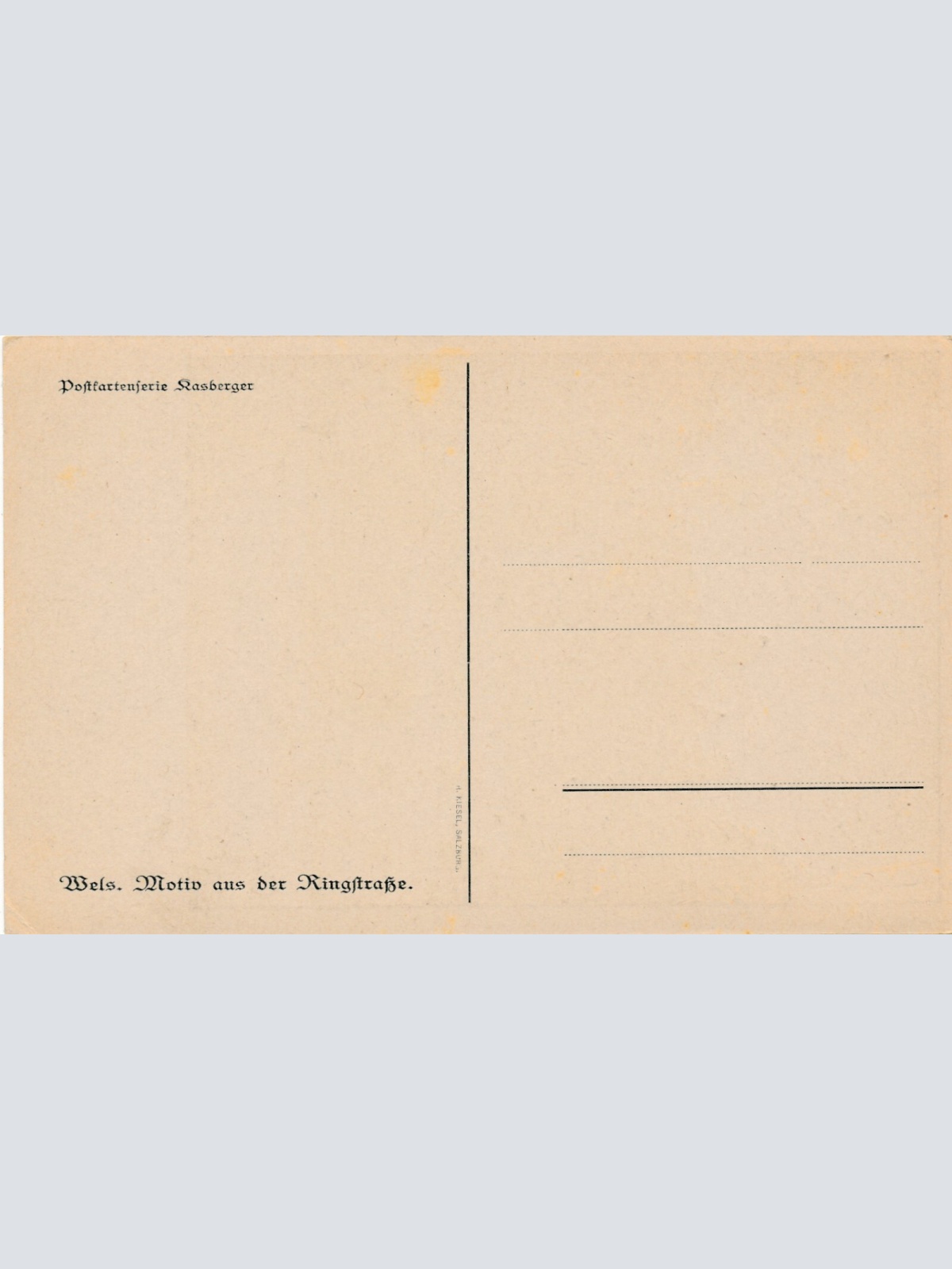 AK, Wels, Motiv aus der Ringstraße, Oberösterreich (S1091)