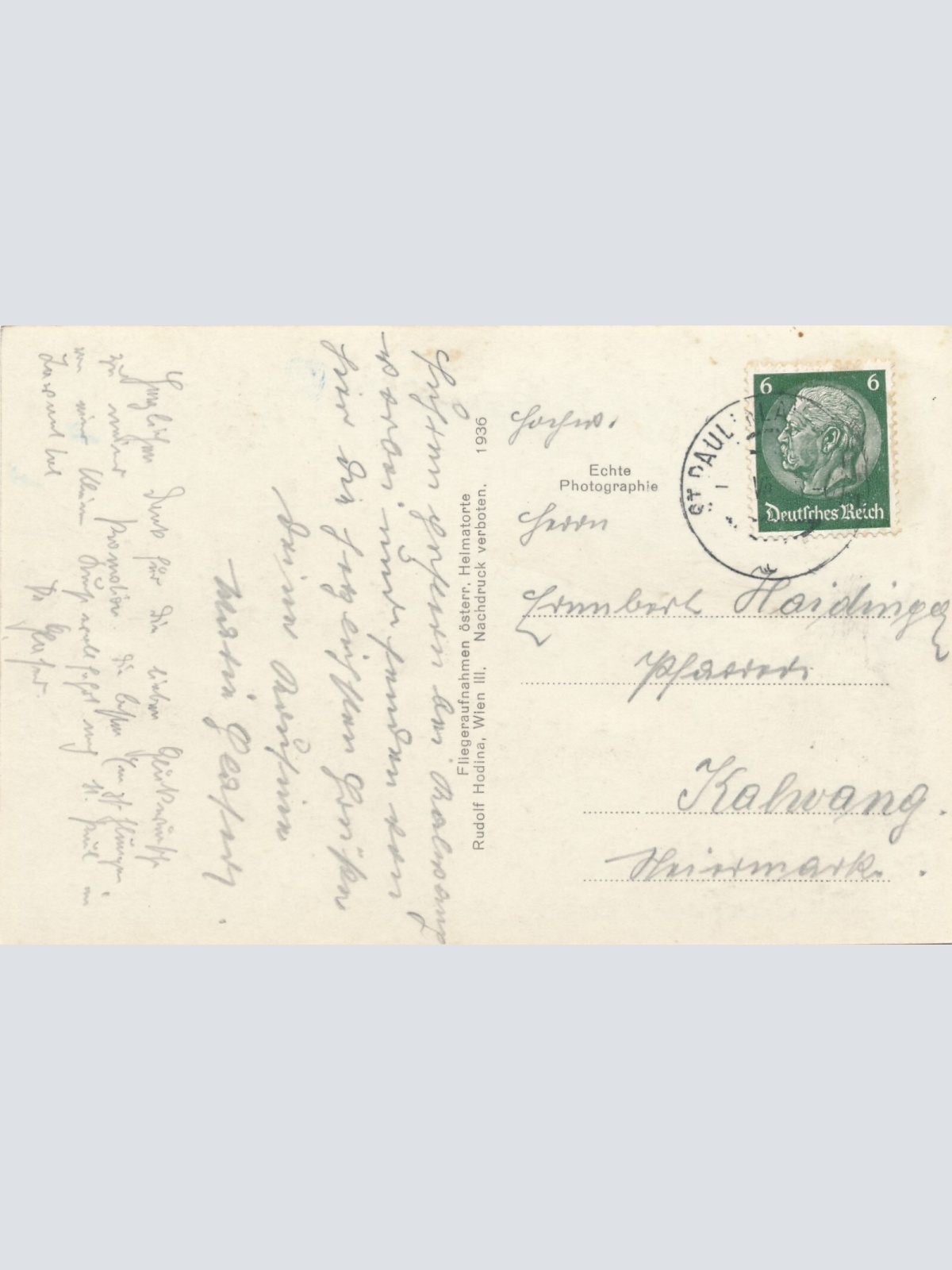 AK, Fliegeraufnahme, Sankt Paul im Lavanttal, Kärnten (S1403)