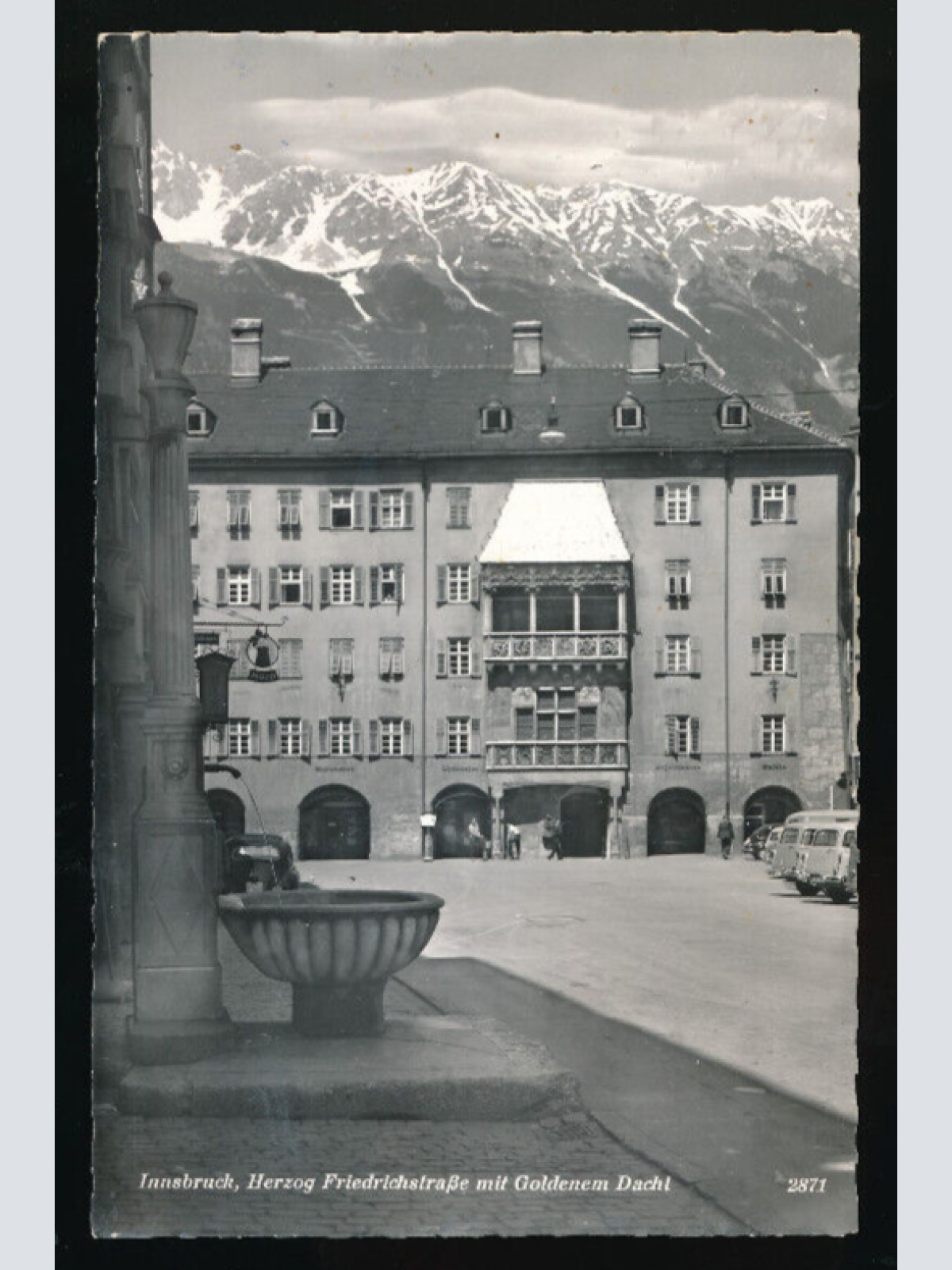AK aus Innsbruck mit Herzog Friedrichstraße Tirol (5303)