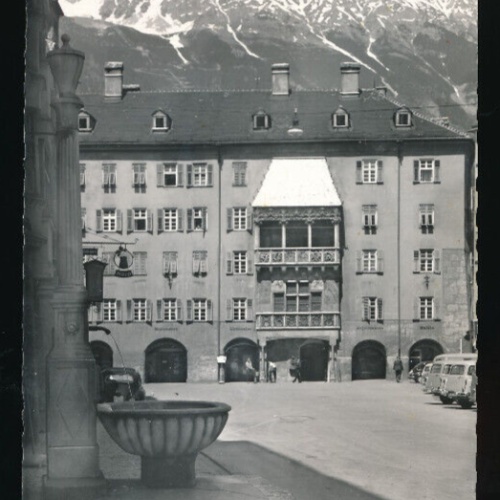 AK aus Innsbruck mit Herzog Friedrichstraße Tirol (5303)