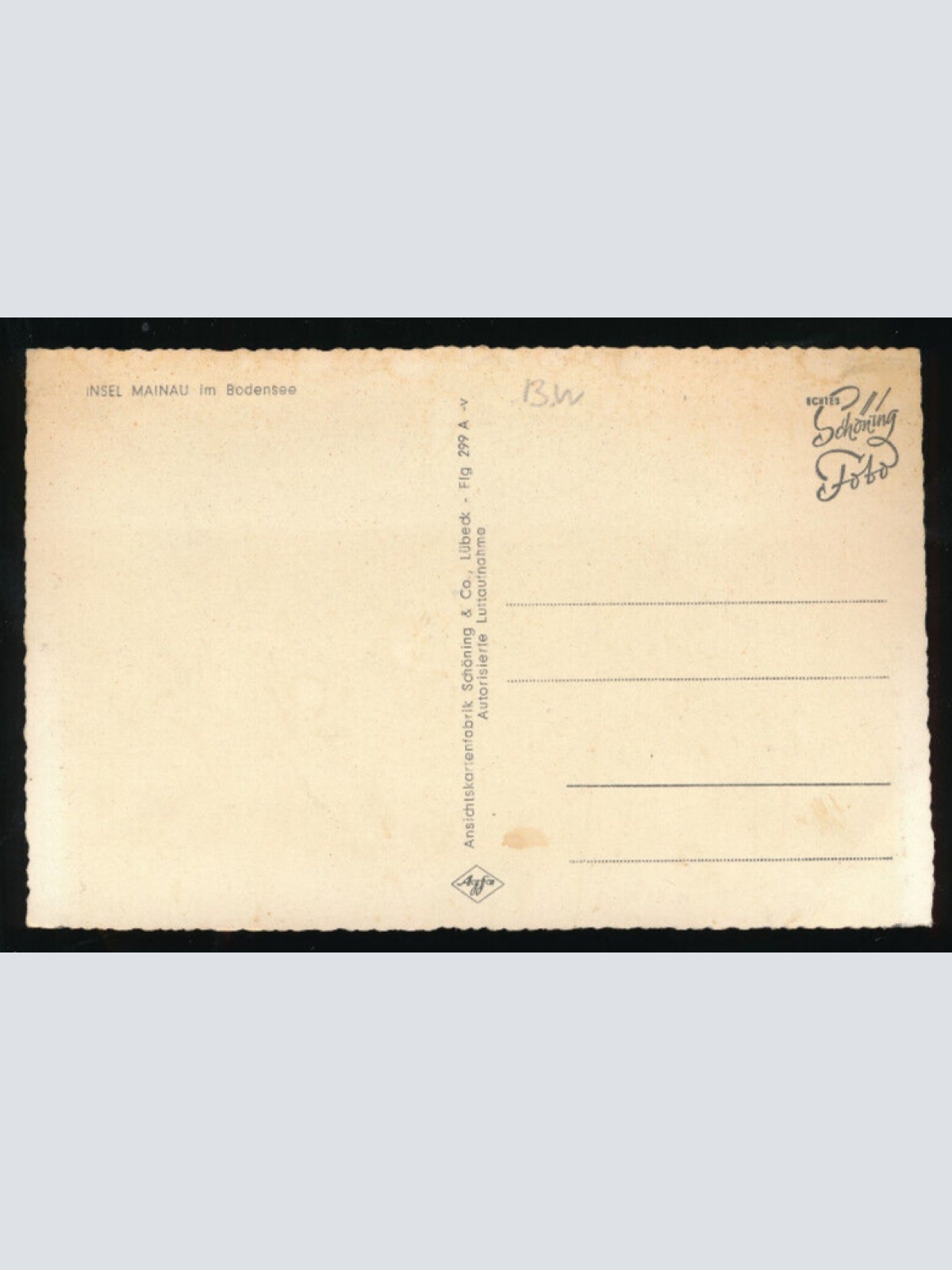 AK von der Insel Mainu im Bodensee Baden - Württemberg (5305)