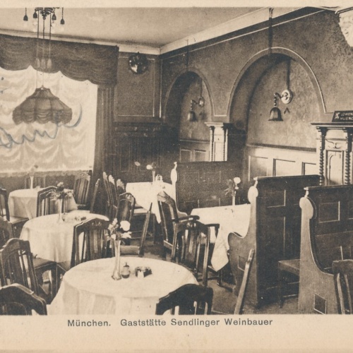 AK, München, Gaststätte Sendlinger Weinbauer, Bayern (S1443)