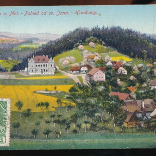 AK aus Nove mesto n. Met Pohled od sv. Jana - Hradcany Tschechoslowakei (5062)