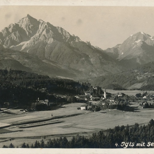 AK, Igls mit Series u. Habicht, Tirol, Österreich (S1363)