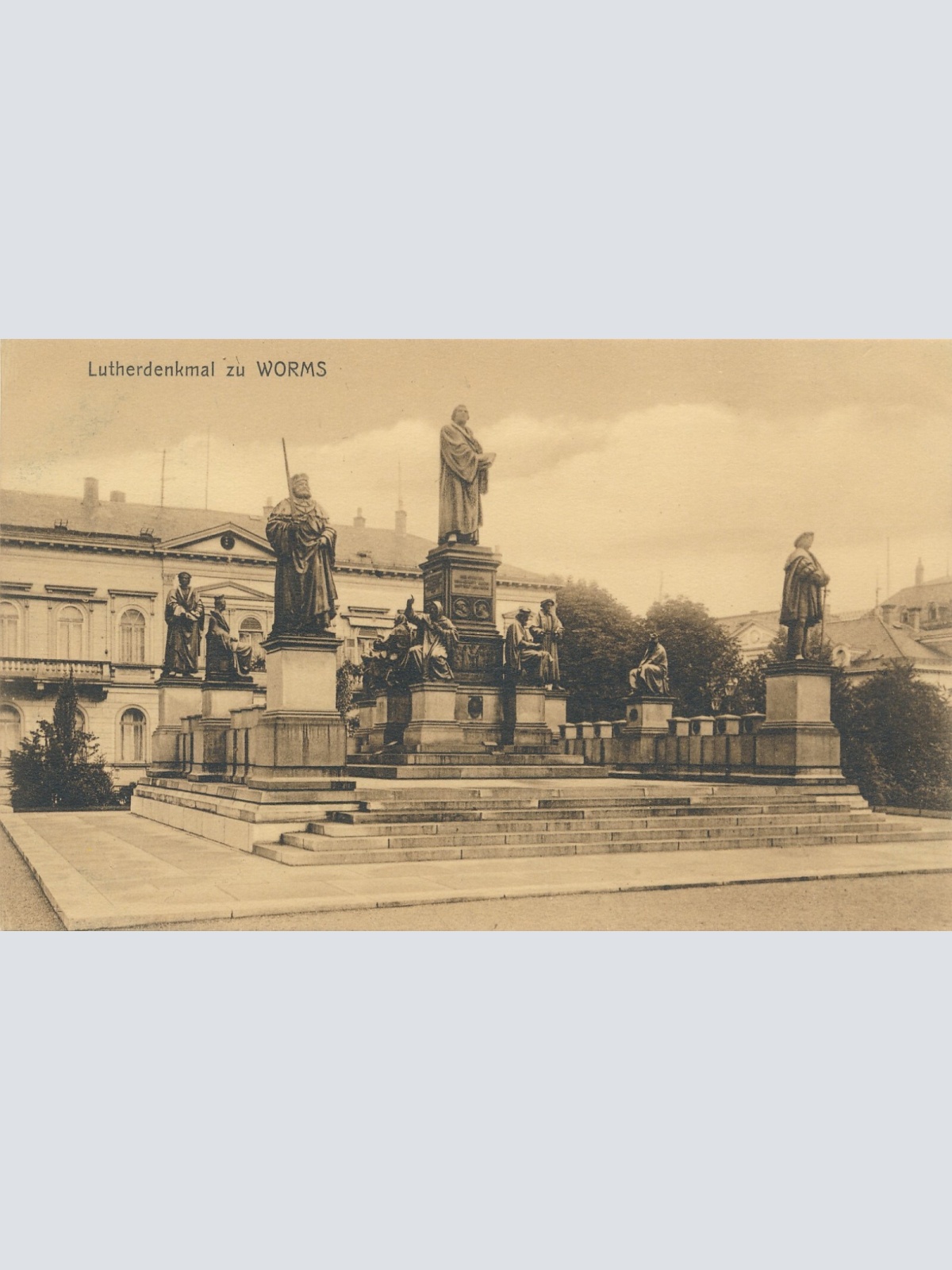 AK, Lutherdenkmal zu Worms, Rheinland-Pfalz (S1356)