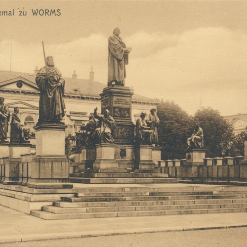 AK, Lutherdenkmal zu Worms, Rheinland-Pfalz (S1356)