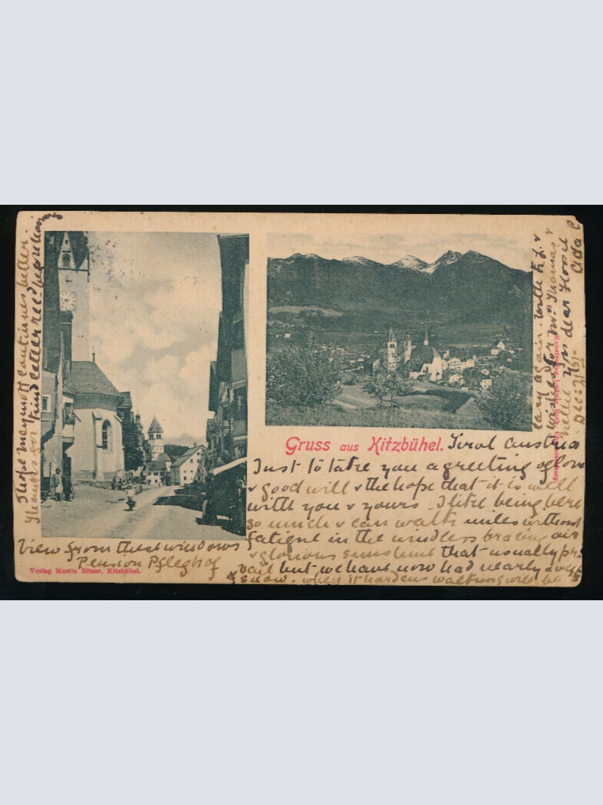 AK aus Kitzbühel 1898 Tirol (5085)