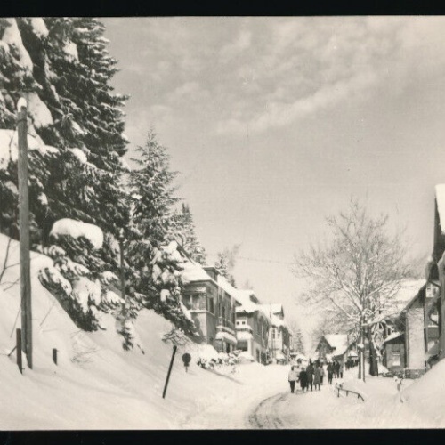 AK aus Bierutowice - Karpacz Gorny Winterkarte Polen (5437)